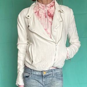 Ellison White linen jacket, size large